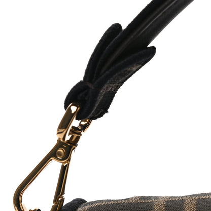 Fendi Fabric Jacquard FF 1974 Medium Baguette Tobacco Moro Black 11 of 11