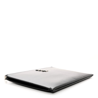 Saint Laurent Calfskin Monogram iPad Case Black 4 of 12