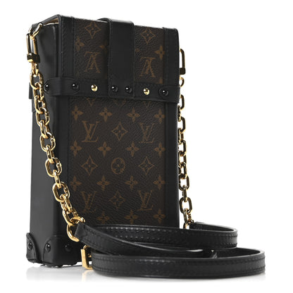 Louis Vuitton Monogram Pochette Trunk Verticale Black 3 of 9