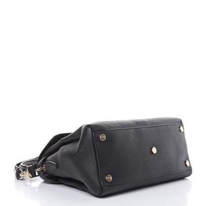 Valentino Garavani Grained Lagun Calfskin Rockstud Twiny Top Handle Bag Black 4 of 10