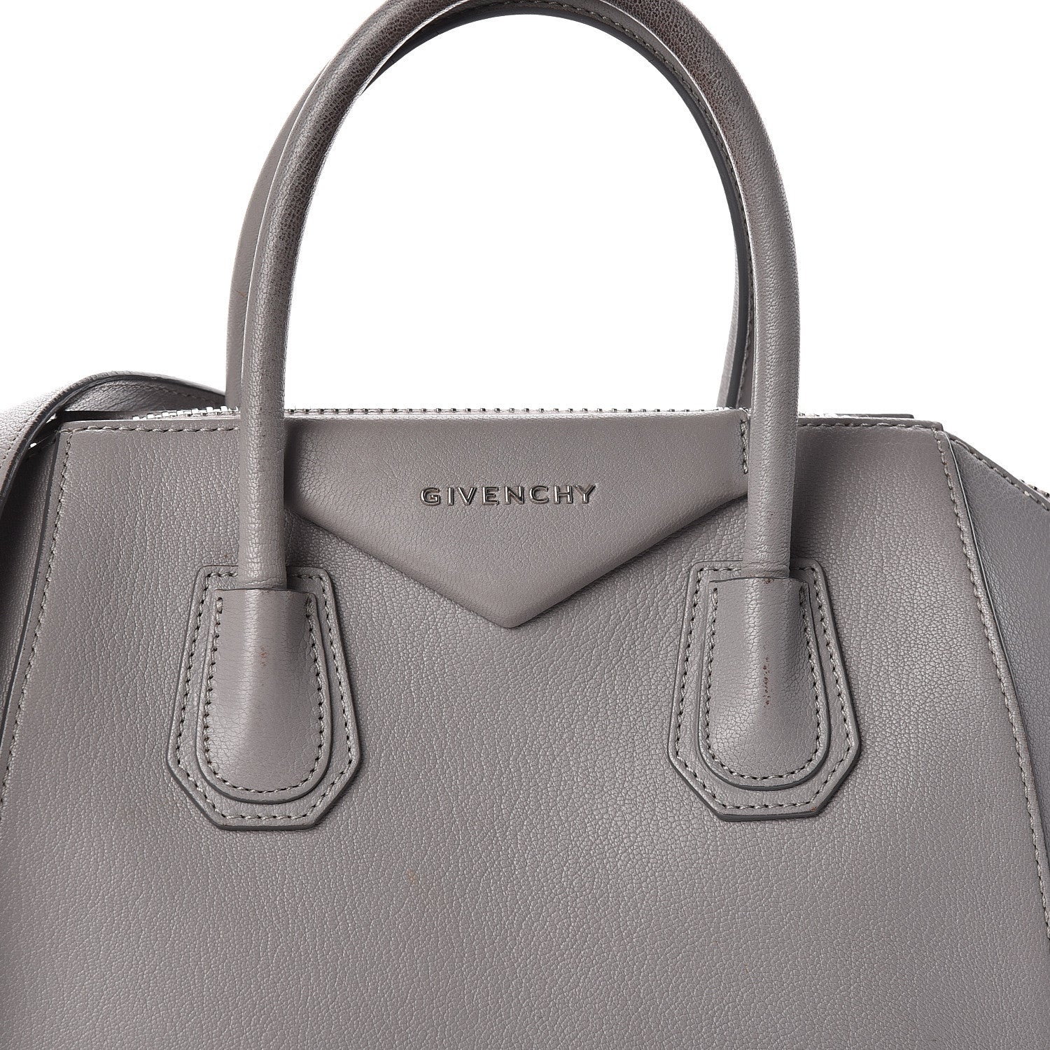 Givenchy Sugar Goatskin Small Antigona Pearl Grey 8 of 18