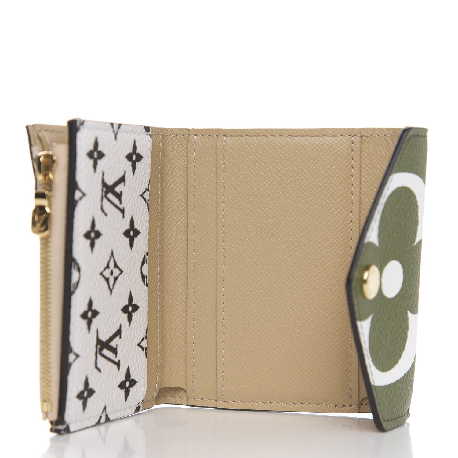 Louis Vuitton Monogram Giant Zoe Wallet Kaki 4 of 5