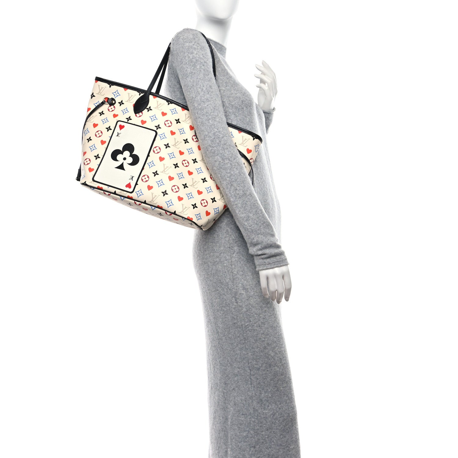 Louis Vuitton Game On Neverfull MM White 2 of 9