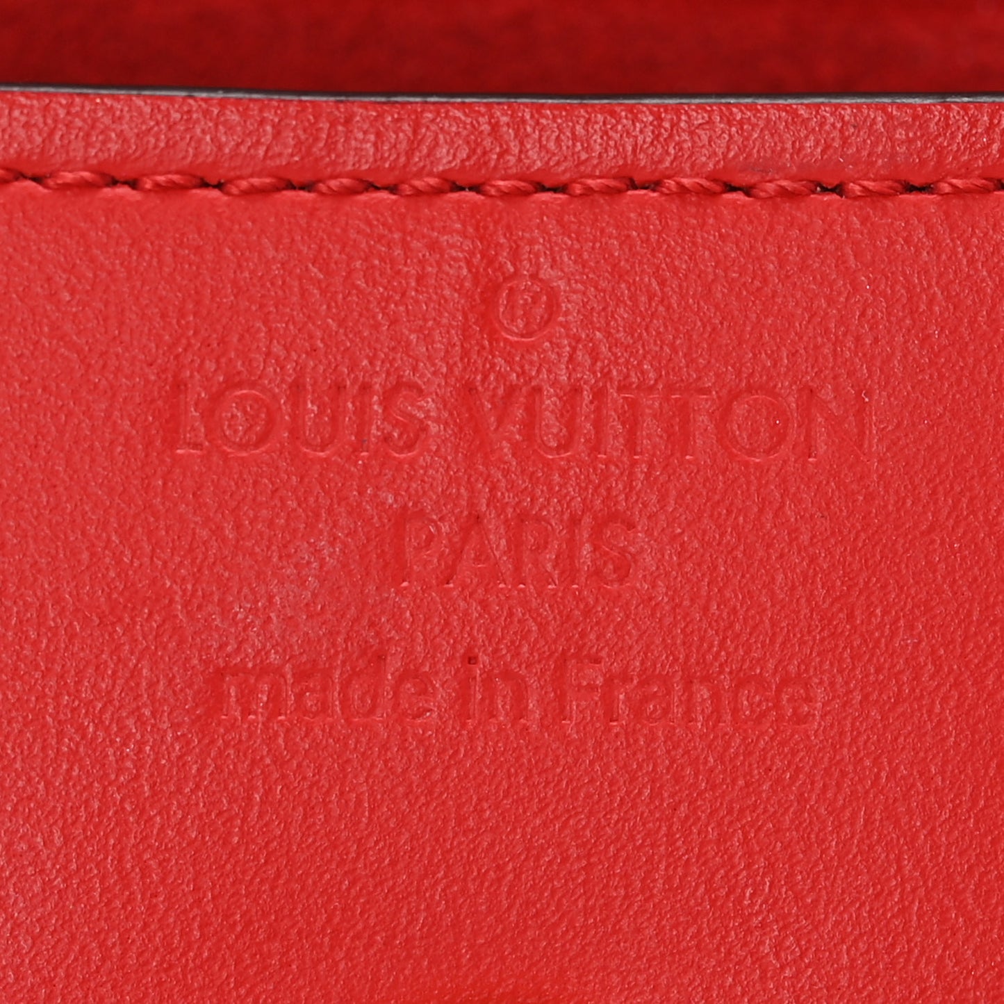 Monogram Woody Glasses Case Rouge