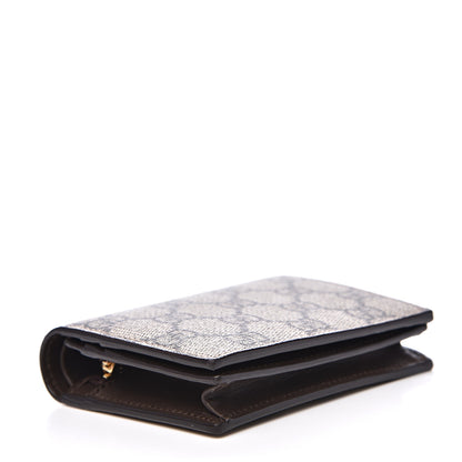 Gucci GG Supreme Monogram Card Case Beige 4 of 7
