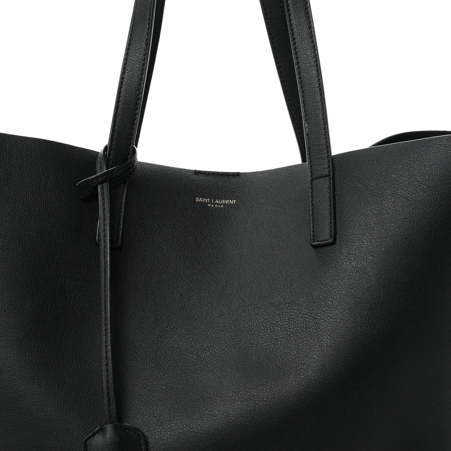 Calfskin Large Shopping Tote Black