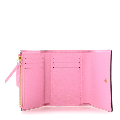 Louis Vuitton Monogram 2022 Christmas Animation Paris Victorine Wallet Pink 5 of 6