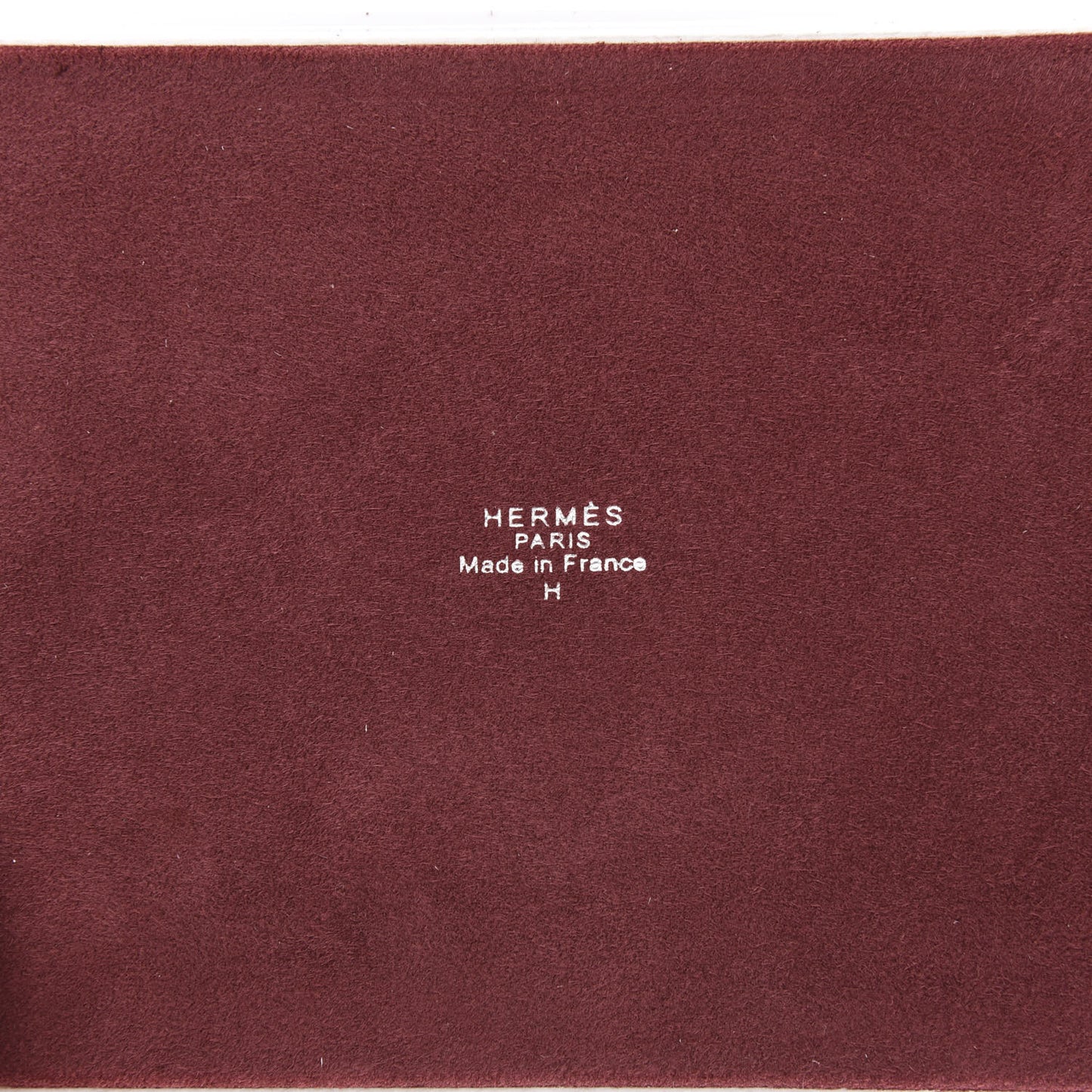 Porcelain H Deco Change Tray Rouge