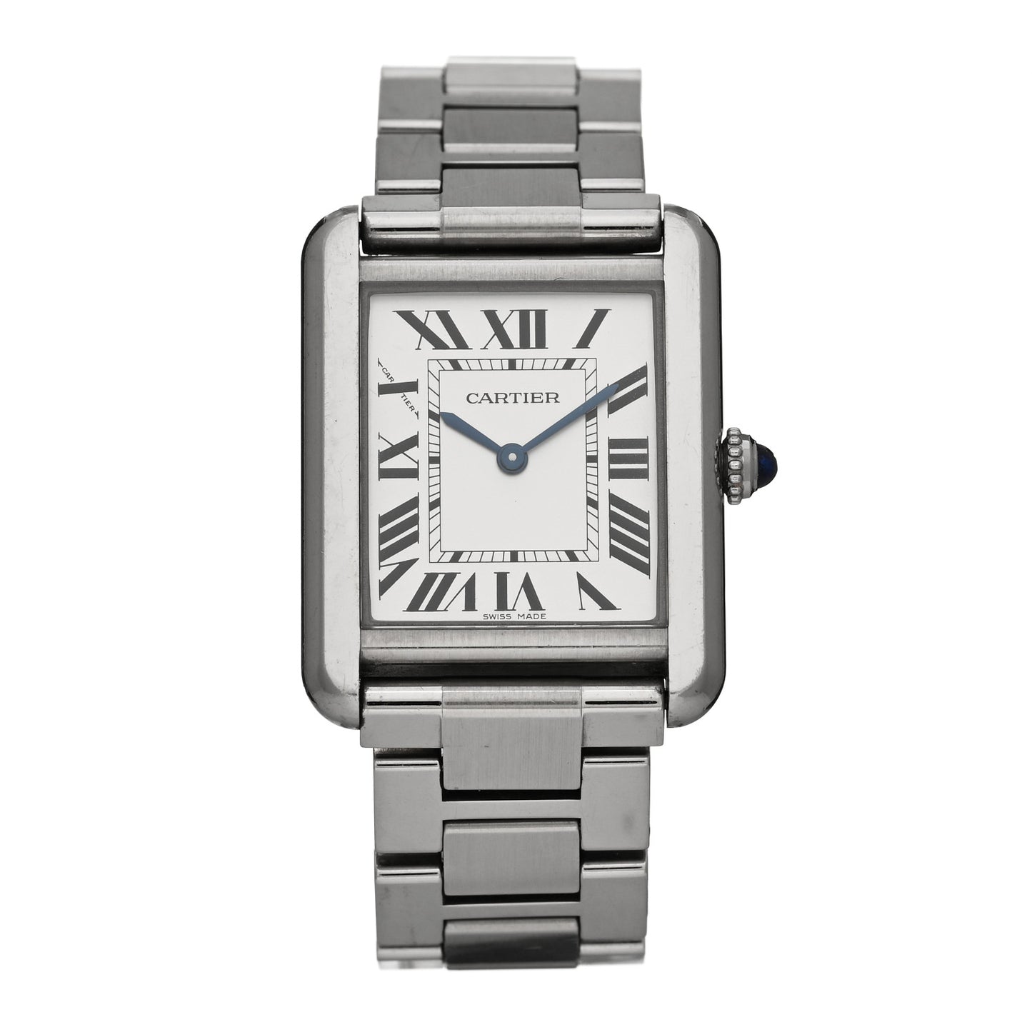 Stainless Steel 24mm Tank Solo Quartz Watch