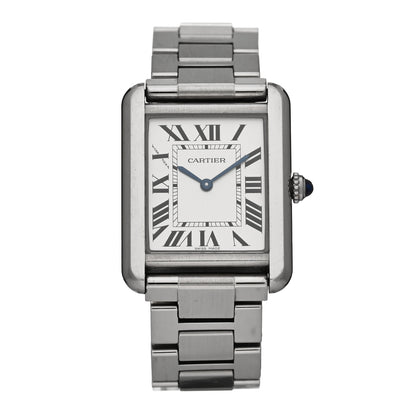Cartier Stainless Steel 24mm Tank Solo Quartz Watch 1 of 5