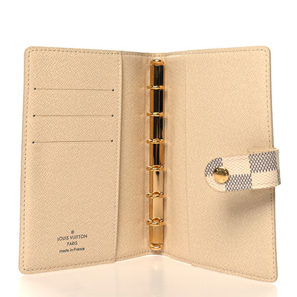 Louis Vuitton Damier Azur Small Ring Agenda Cover 5 of 6