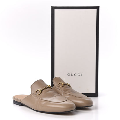 Gucci Malaga Kid Womens Princetown Slippers 38.5 Mud 9 of 10