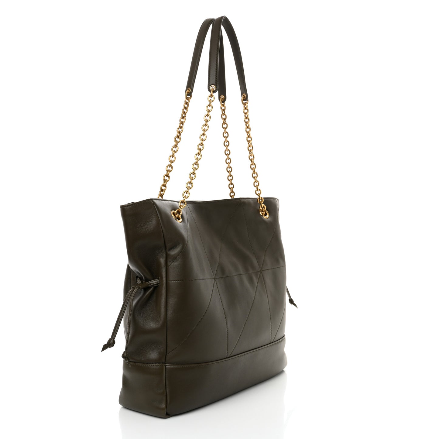 Lambskin Medium Jamie Shopping Tote Light Musk