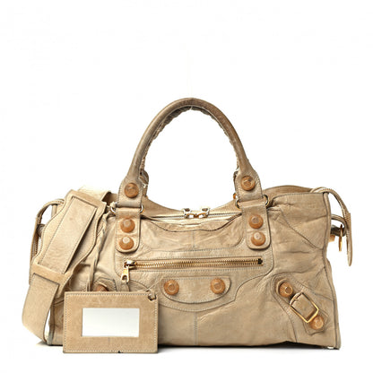 Balenciaga Goatskin Giant 21 Gold Hardware Part Time Natural 1 of 7