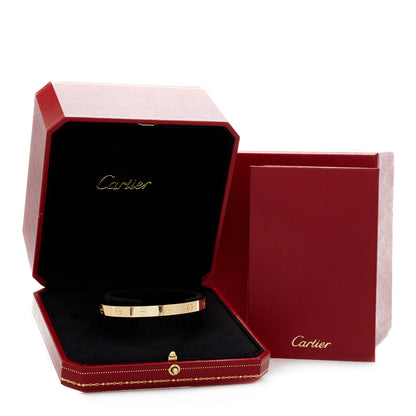 Cartier 18K Yellow Gold LOVE Cuff Bracelet 18 4 of 4