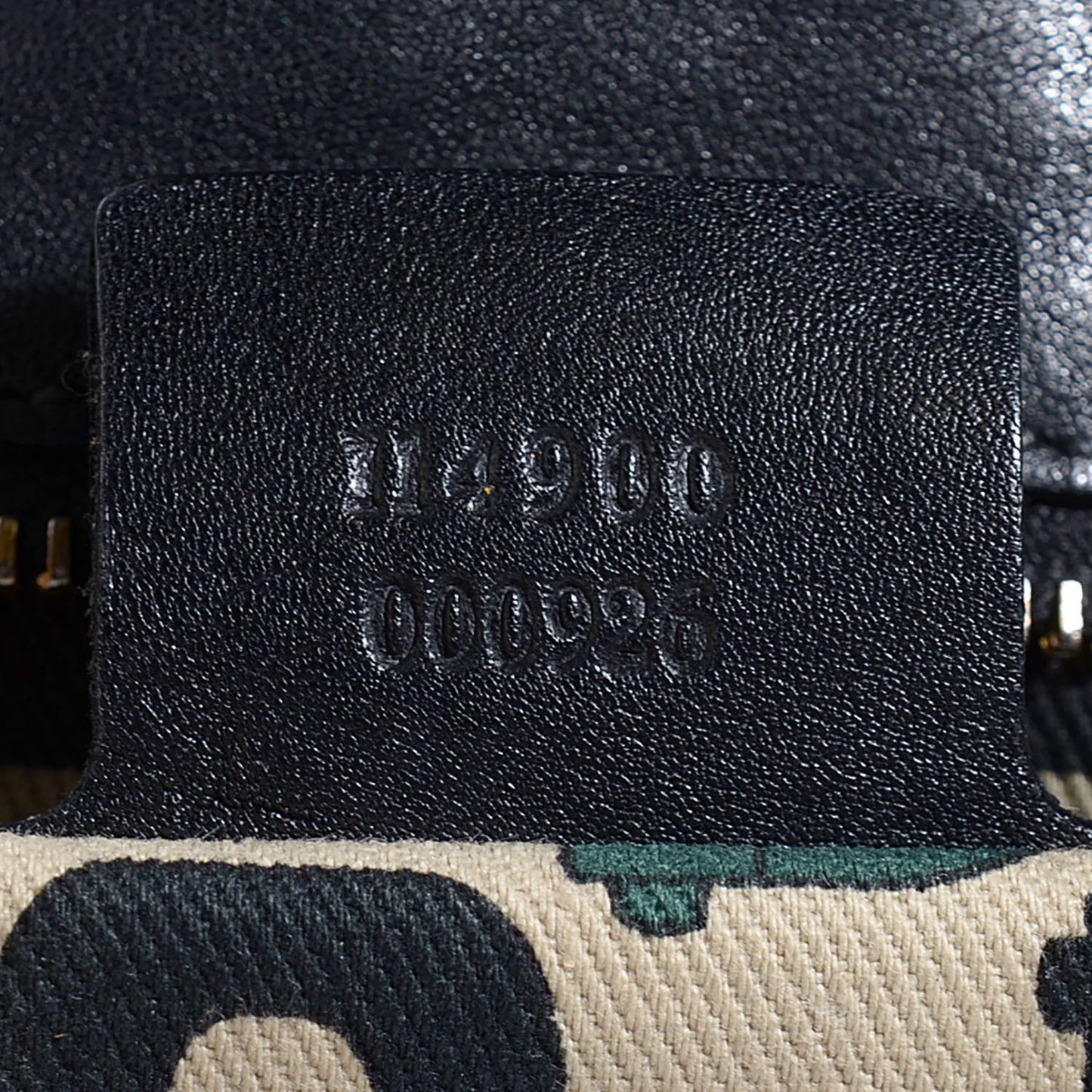 Guccissima Large Horsebit Chain Hobo Black