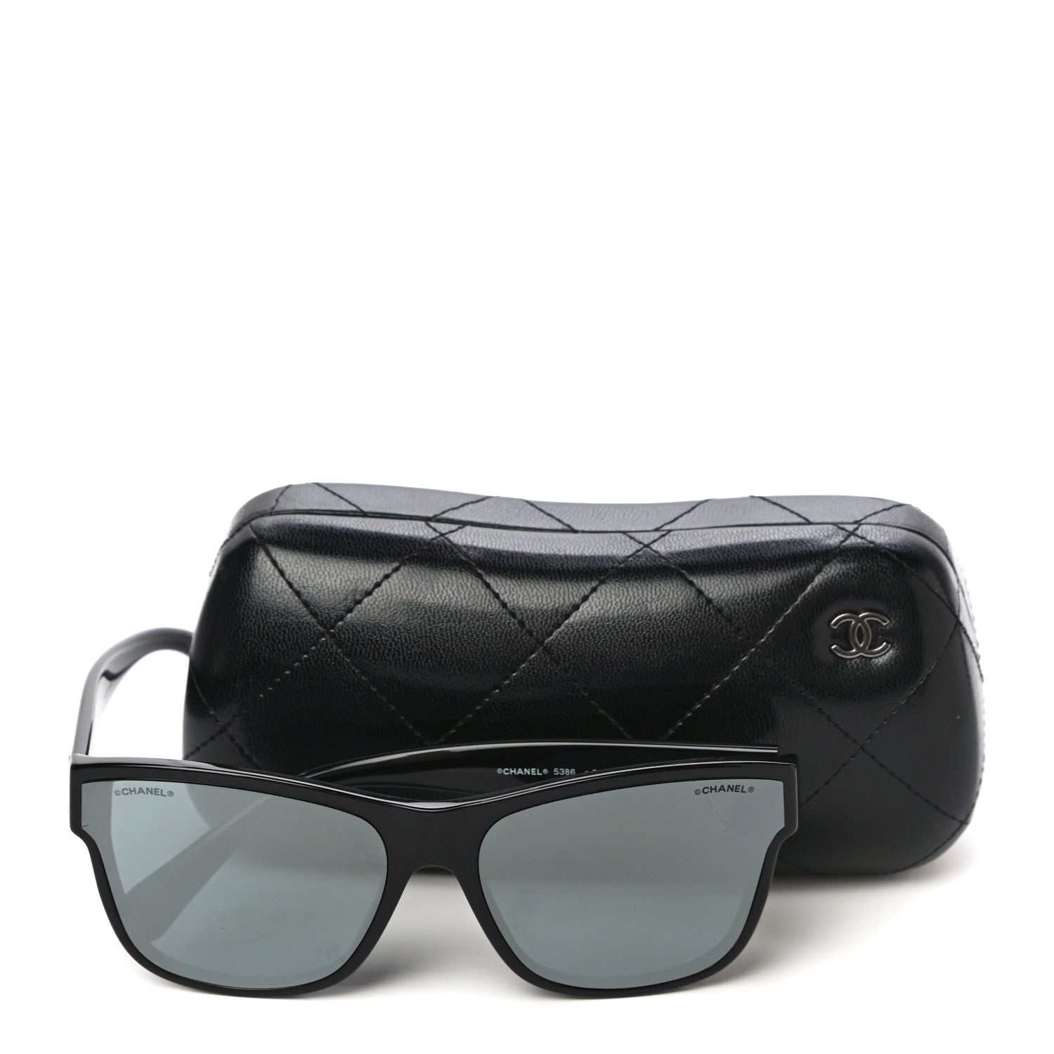 Chanel Acetate Butterfly CC Sunglasses 5386 Black 8 of 8
