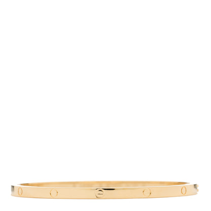 Cartier 18K Yellow Gold Small LOVE Bracelet 18 1 of 8