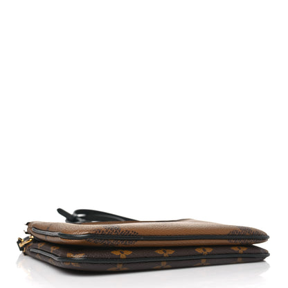 Louis Vuitton Reverse Monogram Giant Double Zip Pochette 4 of 10