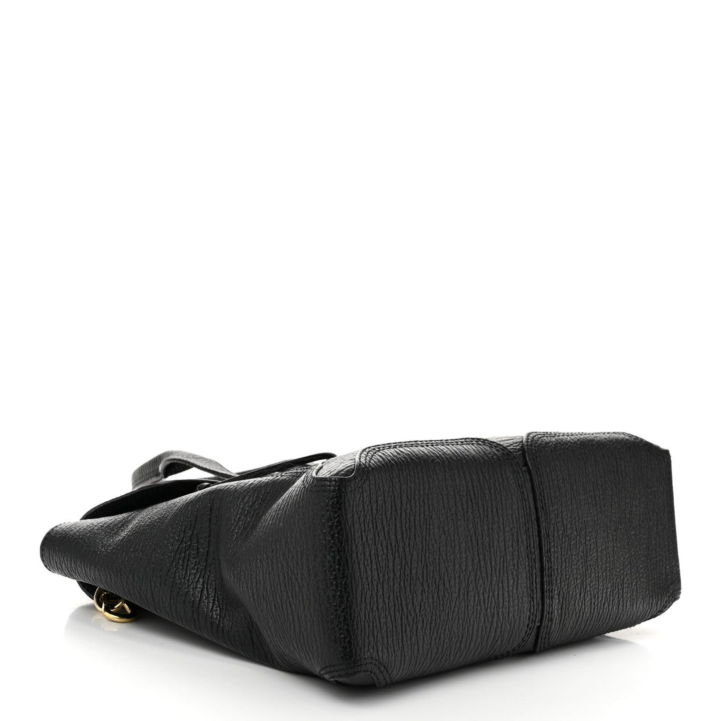 Textured Calfskin Medium Pashli Satchel Black