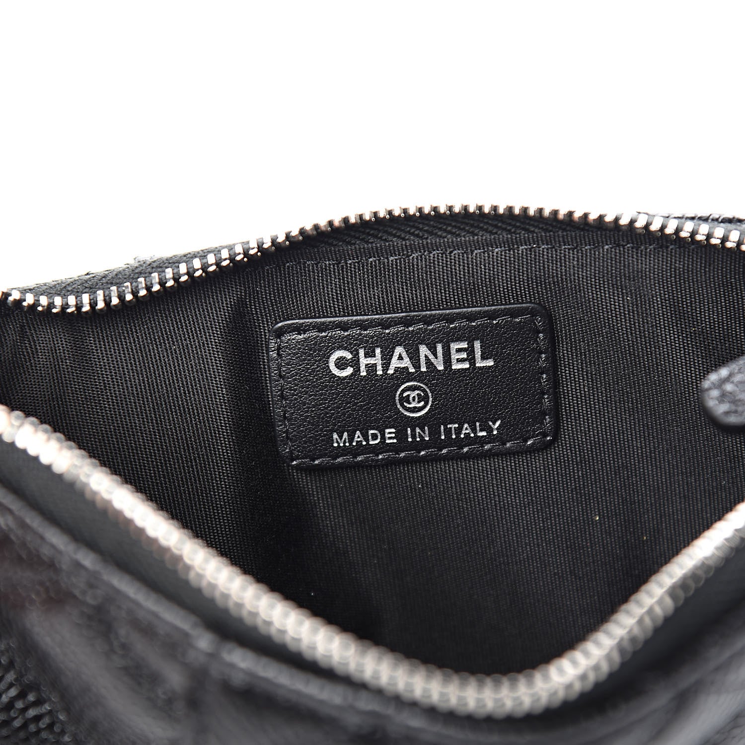 Chanel Caviar Quilted Classic Flat Wallet Pouch So Black 6 of 8
