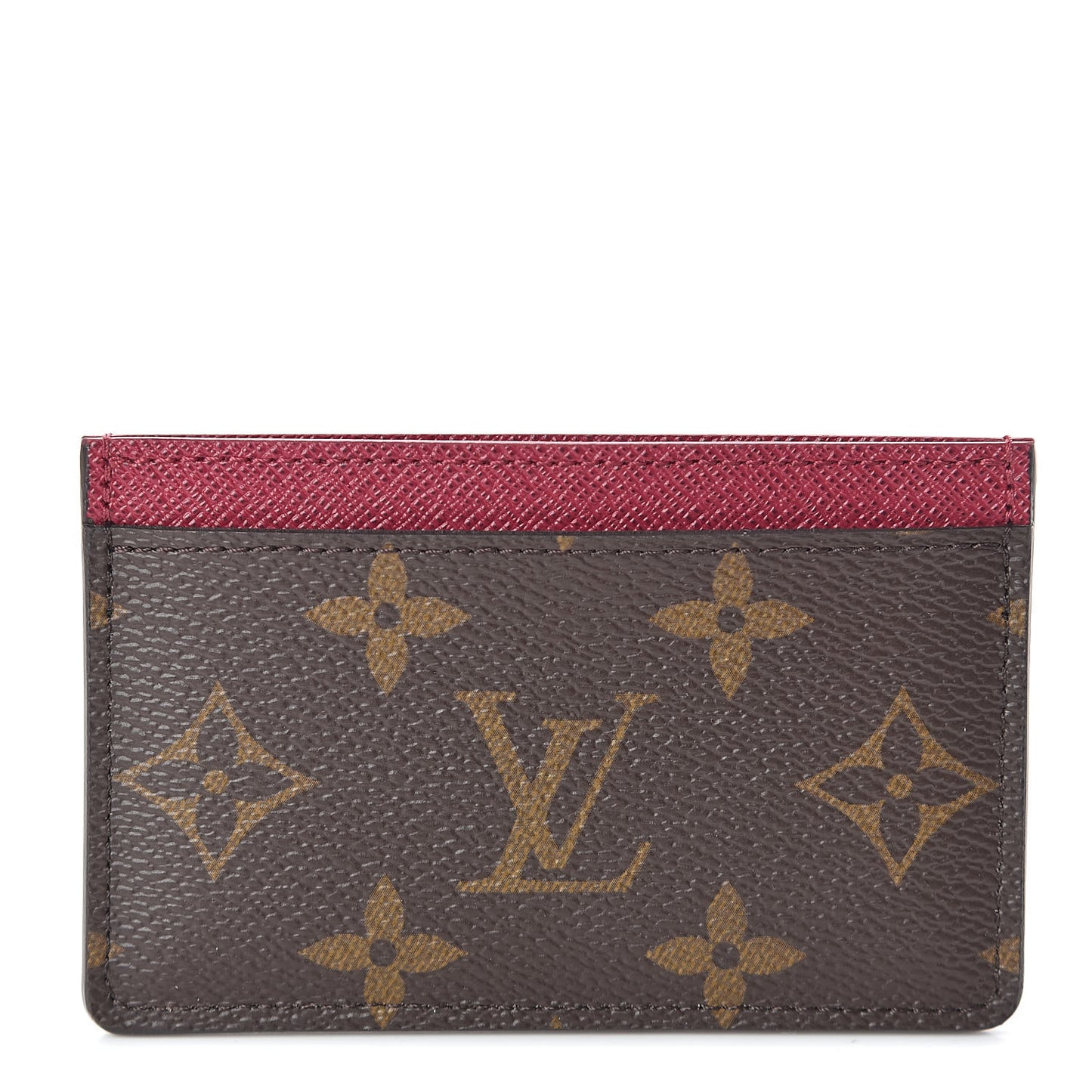 Monogram Card Holder Fuchsia