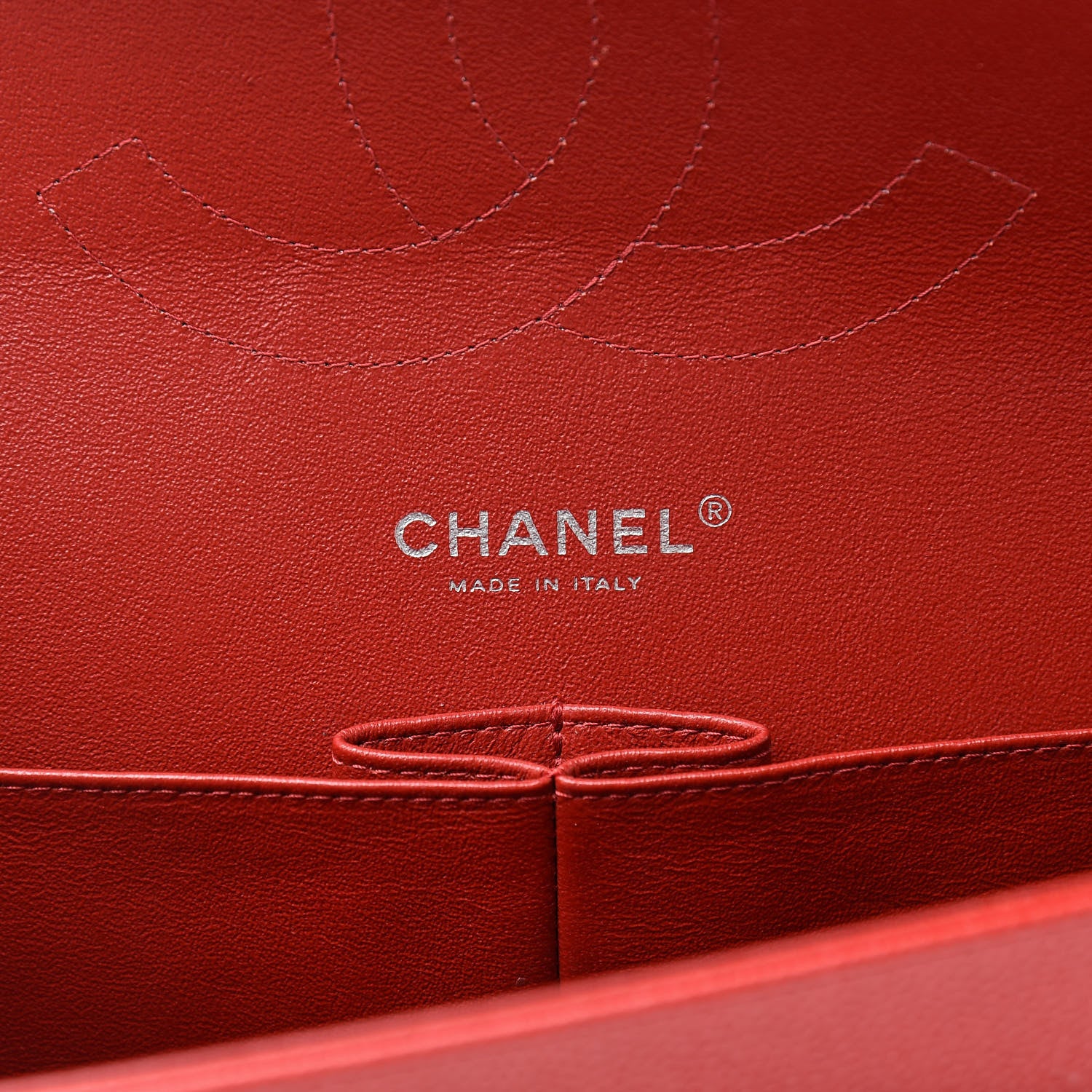 Chanel Caviar Quilted Jumbo Double Flap Red 6 of 11