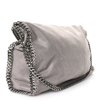 Stella McCartney Shaggy Deer Falabella Fold Over Tote Light Grey 3 of 10