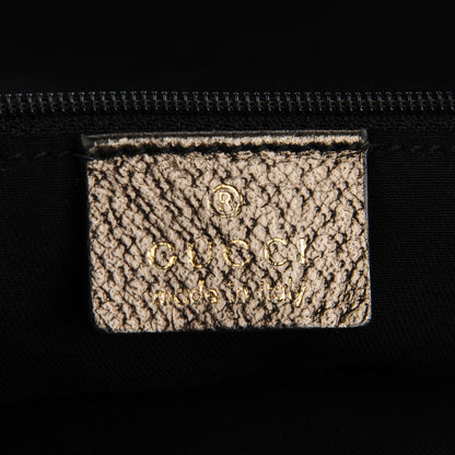 Gucci Monogram Large Abbey Tote Gunmetal 5 of 7