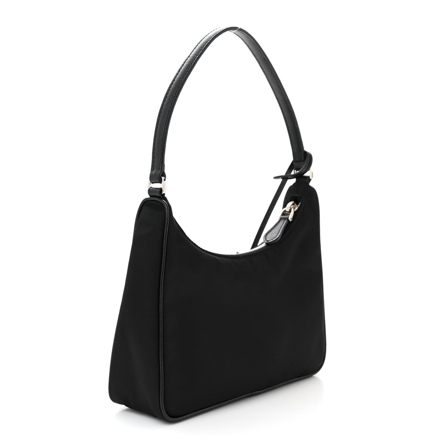 Tessuto Nylon Saffiano Mini Re-Edition 2005 Bag Black