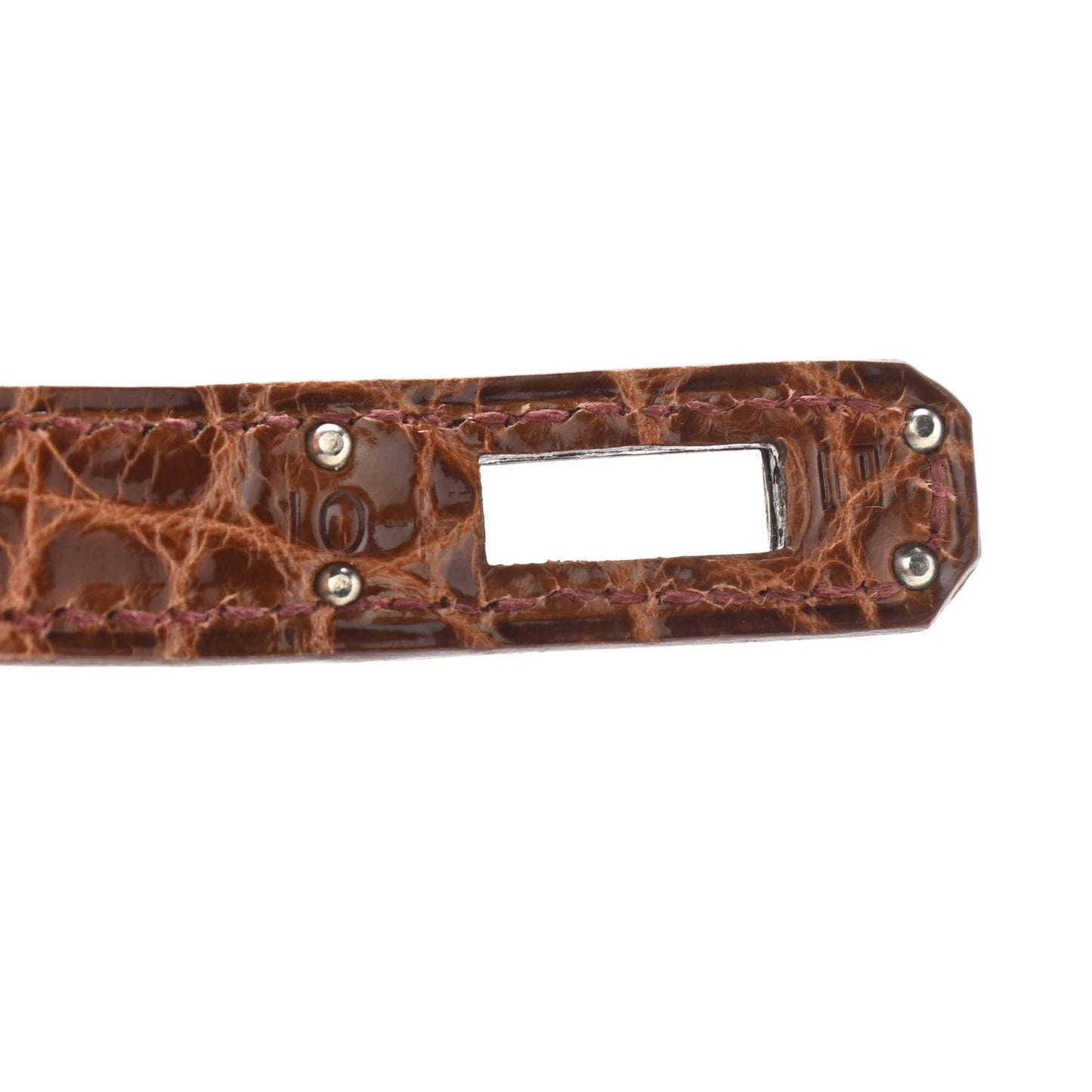 Shiny Niloticus Crocodile Birkin 25 Miel