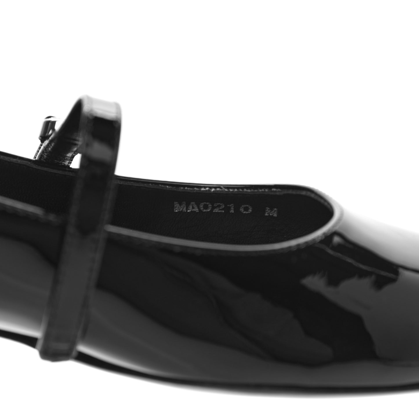 Patent Uniformes Ballerina Flat 36 Black