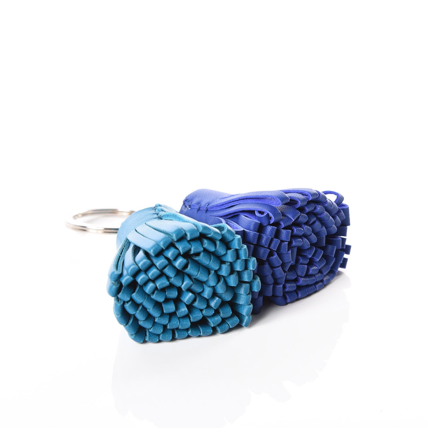 Hermes Lambskin Carmen Uno-Dos Key Holder Cobalt Bleu Electrique 4 of 4