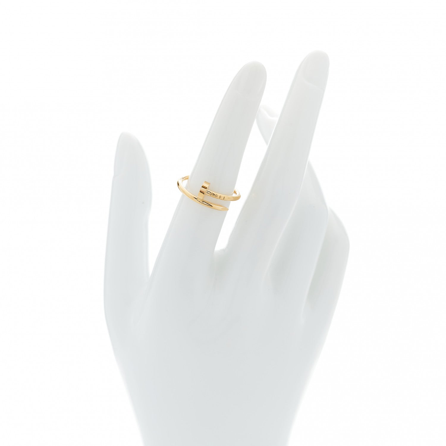Cartier 18K Yellow Gold Small Juste Un Clou Ring 52 6 2 of 5