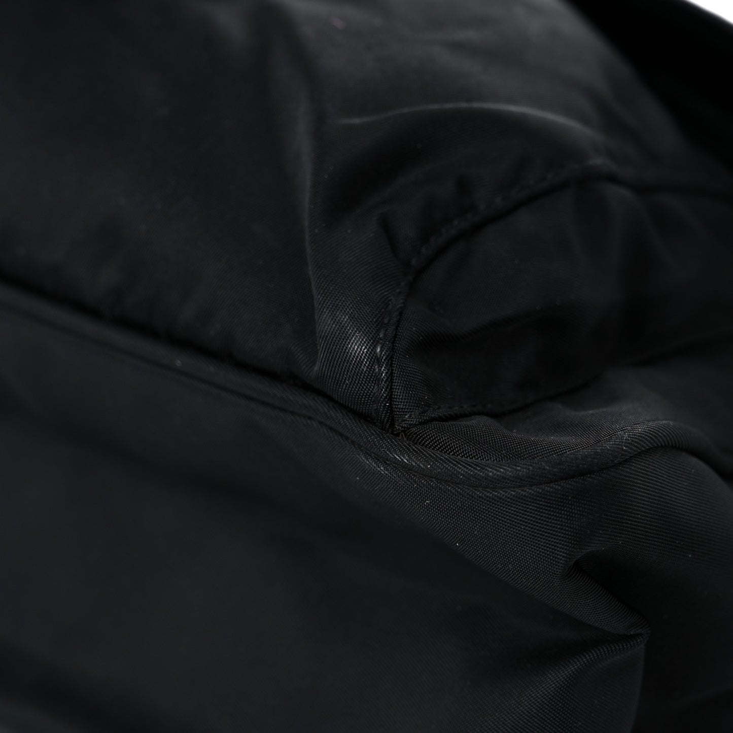 Nylon Vela Sport Messenger Bag Black
