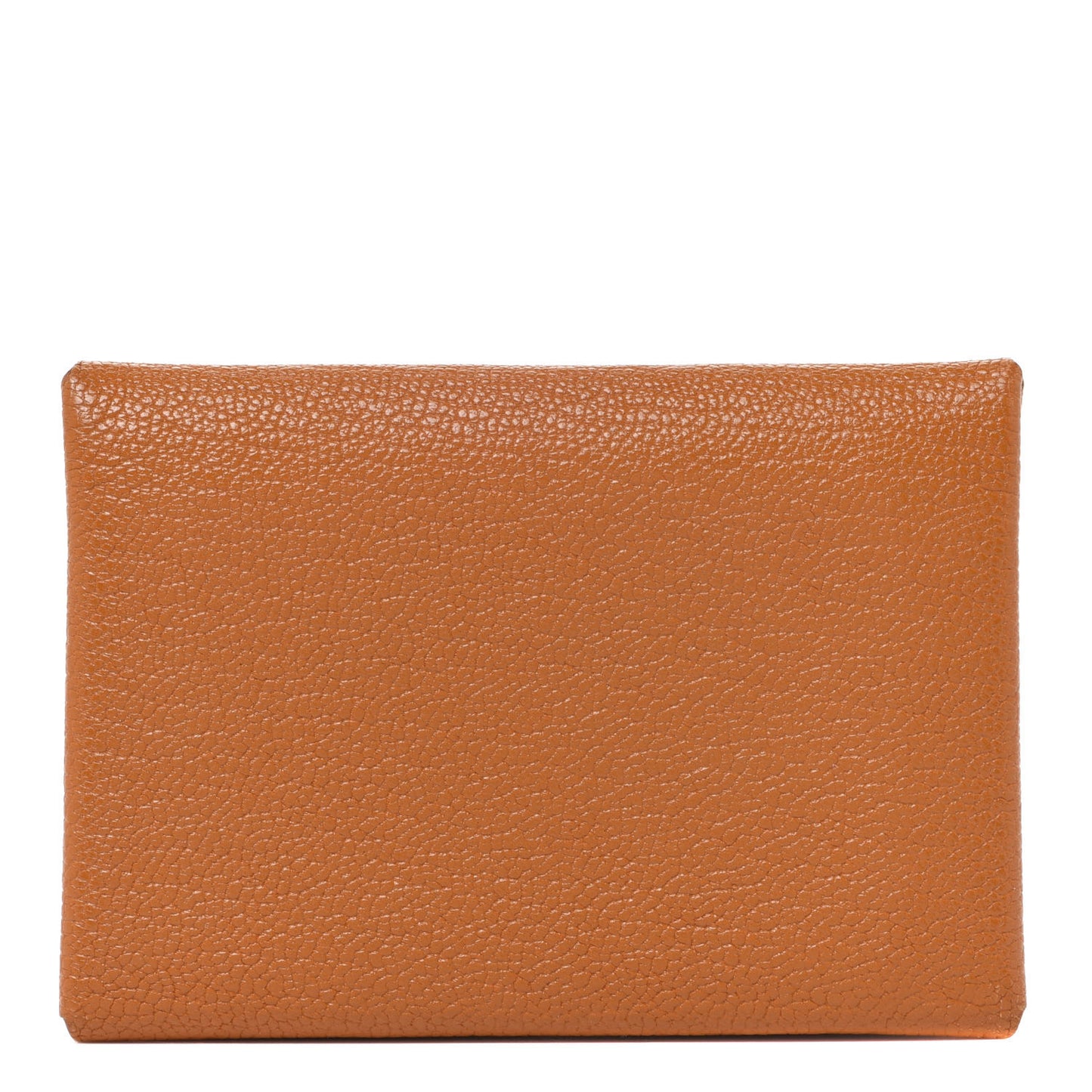 Chevre Mysore Verso Calvi Duo Card Case Caramel Rose Sakura
