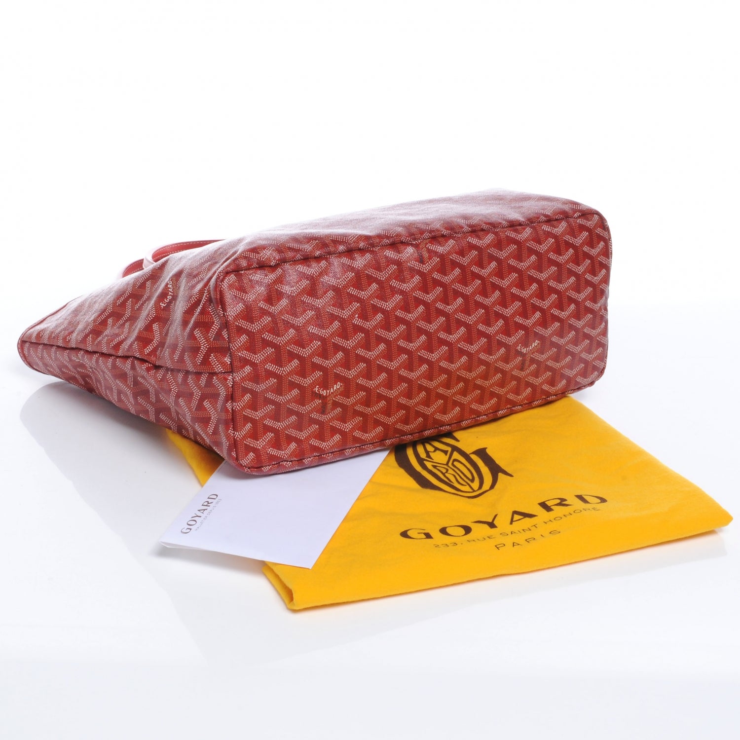 Goyard Goyardine Saint Louis PM Red 5 of 9
