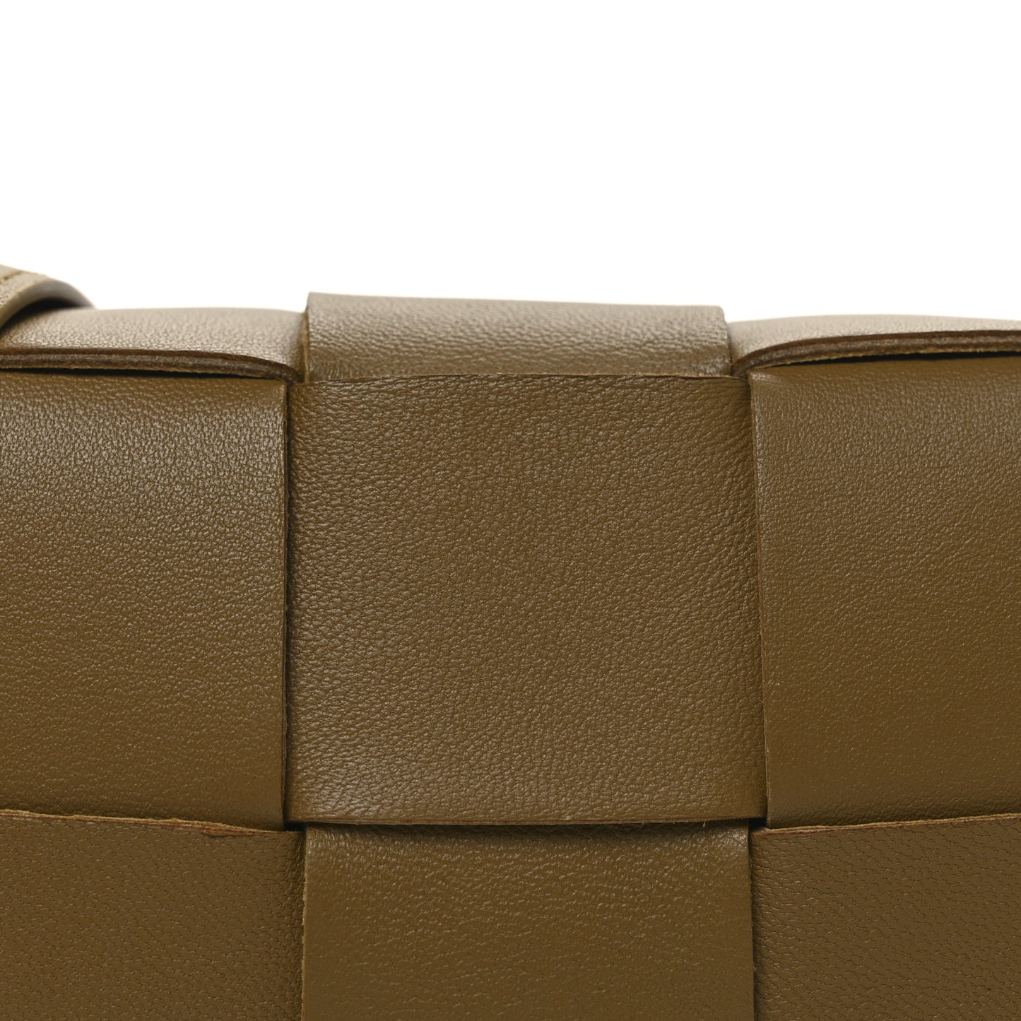 Lambskin Maxi Intrecciato Extra Mini Cassette Crossbody Bag Acorn