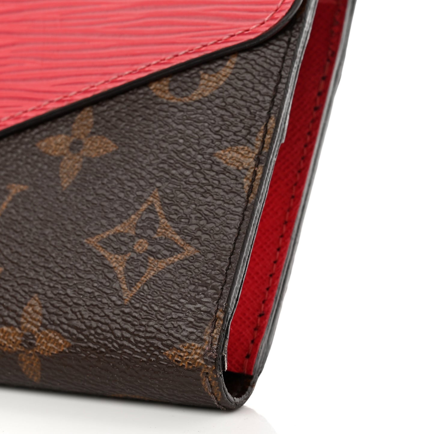 Monogram Epi Marie-Lou Long Wallet Coquelicot