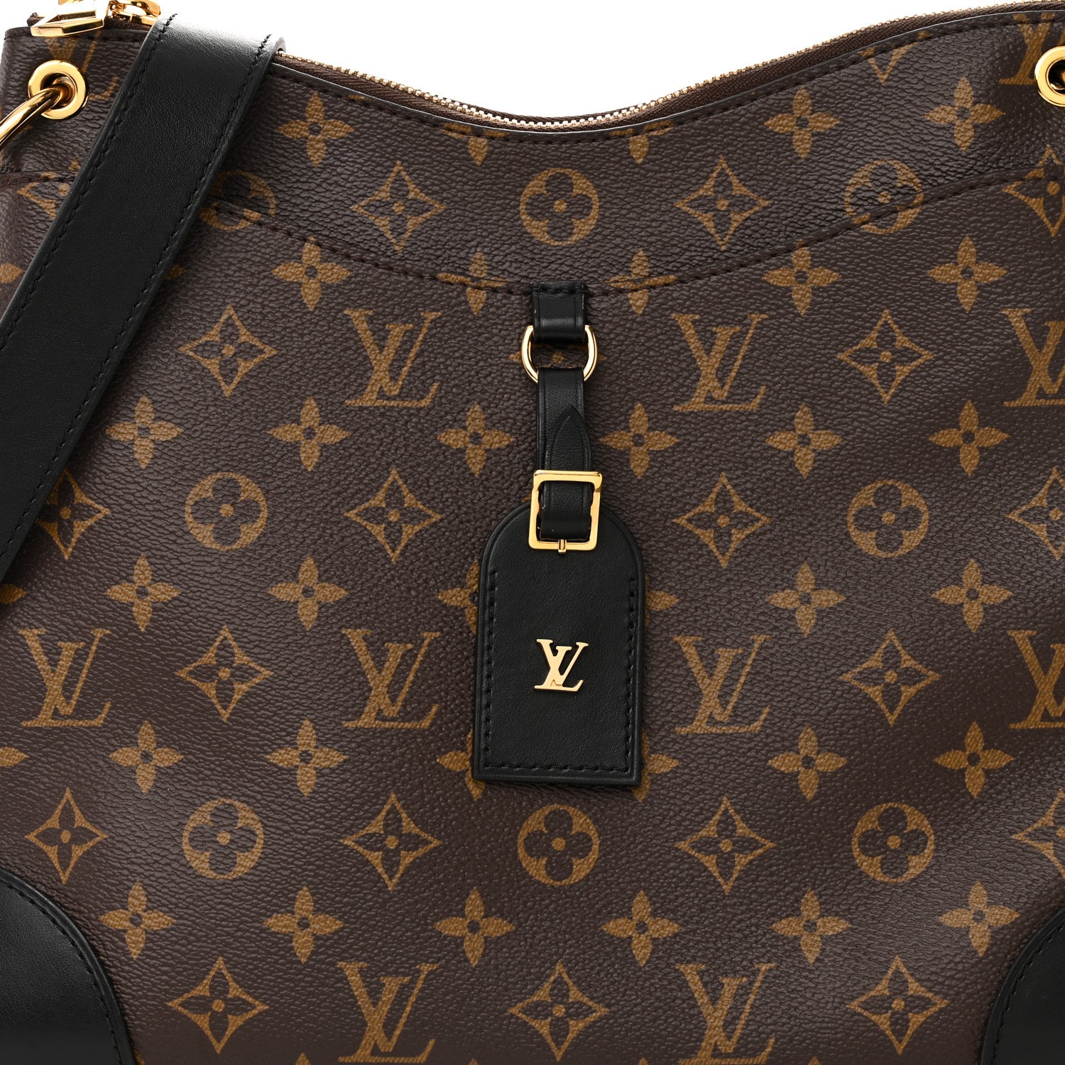 Louis Vuitton Monogram Odeon MM Black 7 of 9