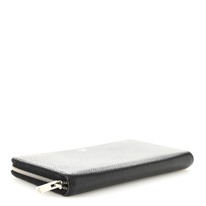 Celine Calfskin Large Zip Around Multifunction Wallet Black Citron 4 of 6