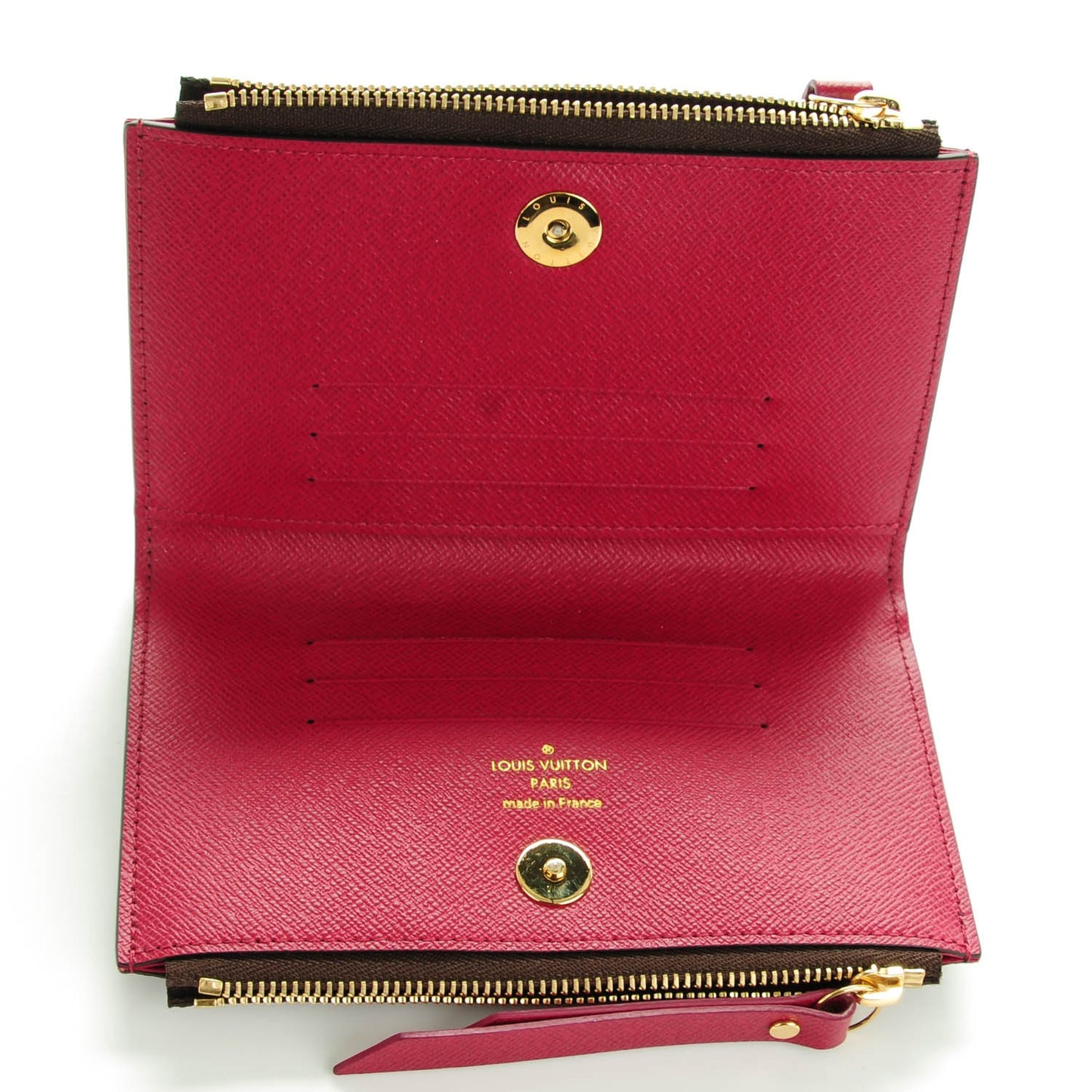 Monogram Adele Compact Wallet Fuchsia