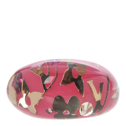 Louis Vuitton Resin Inclusion Ring 7.5 Framboise 1 of 3