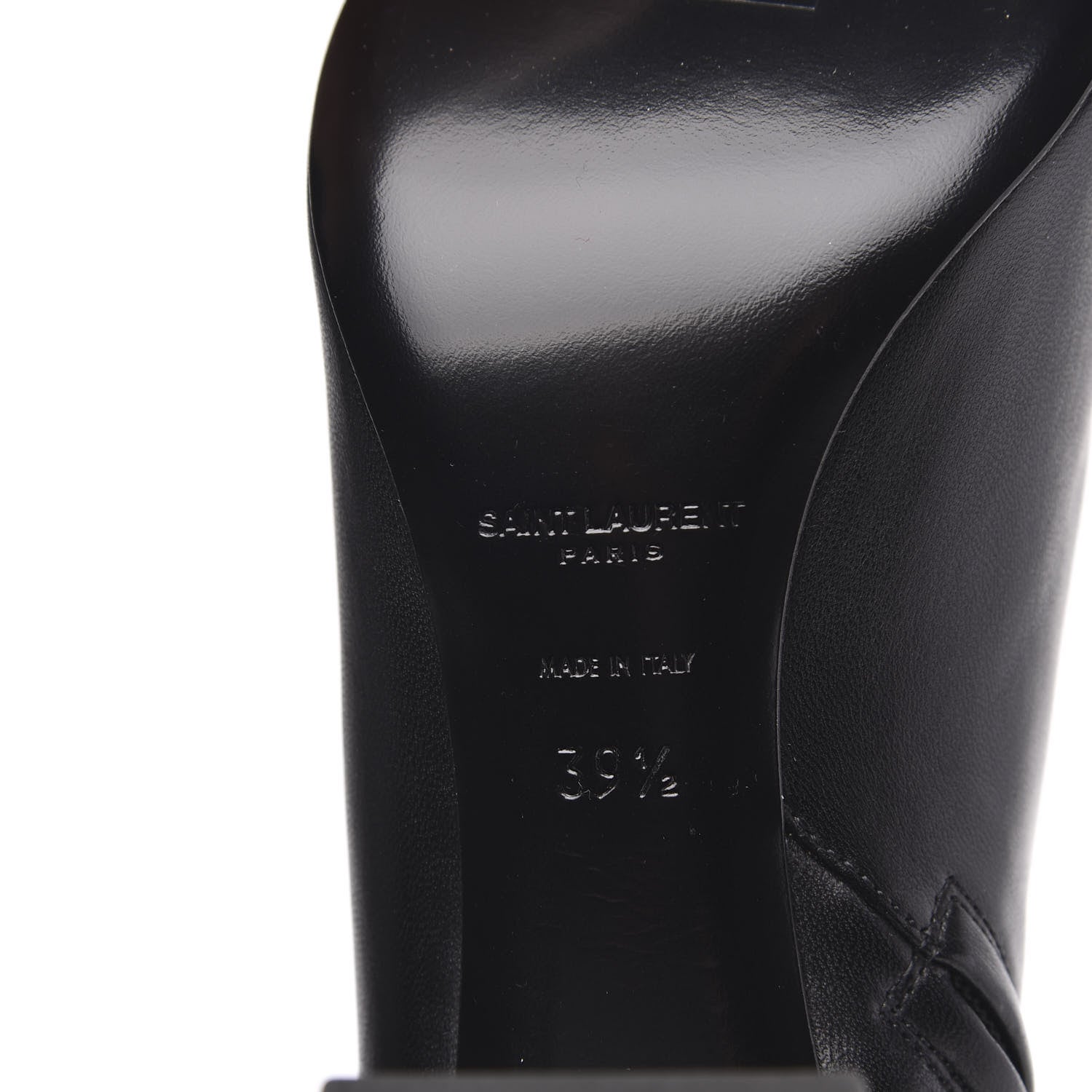 Saint Laurent Nappa Vendome Loulou Ankle Zip Boot 39.5 Black 6 of 9