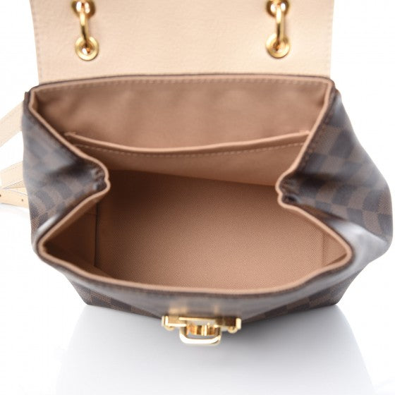 Damier Ebene Clapton Backpack Creme