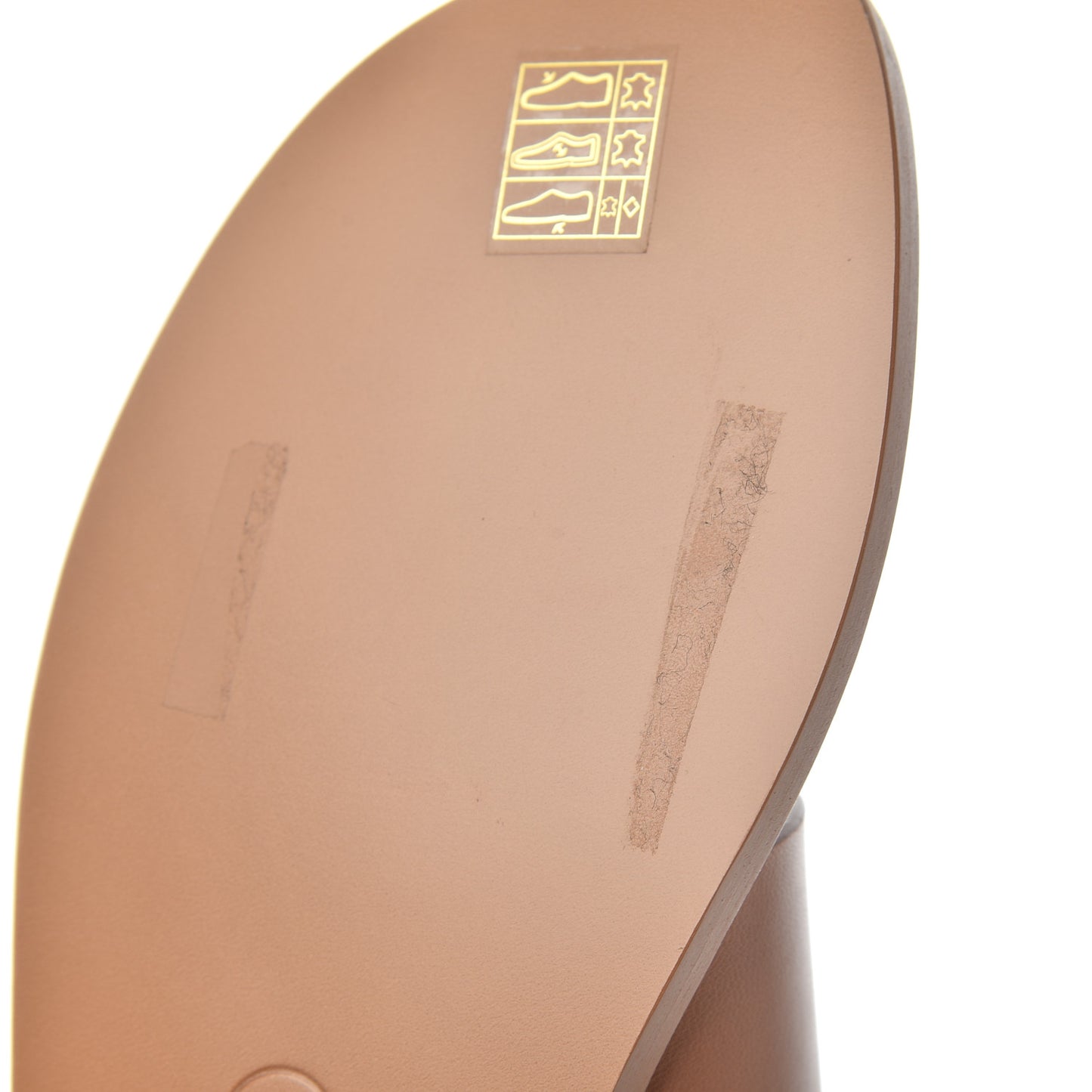 Goatskin CC Sandals 40 Brown
