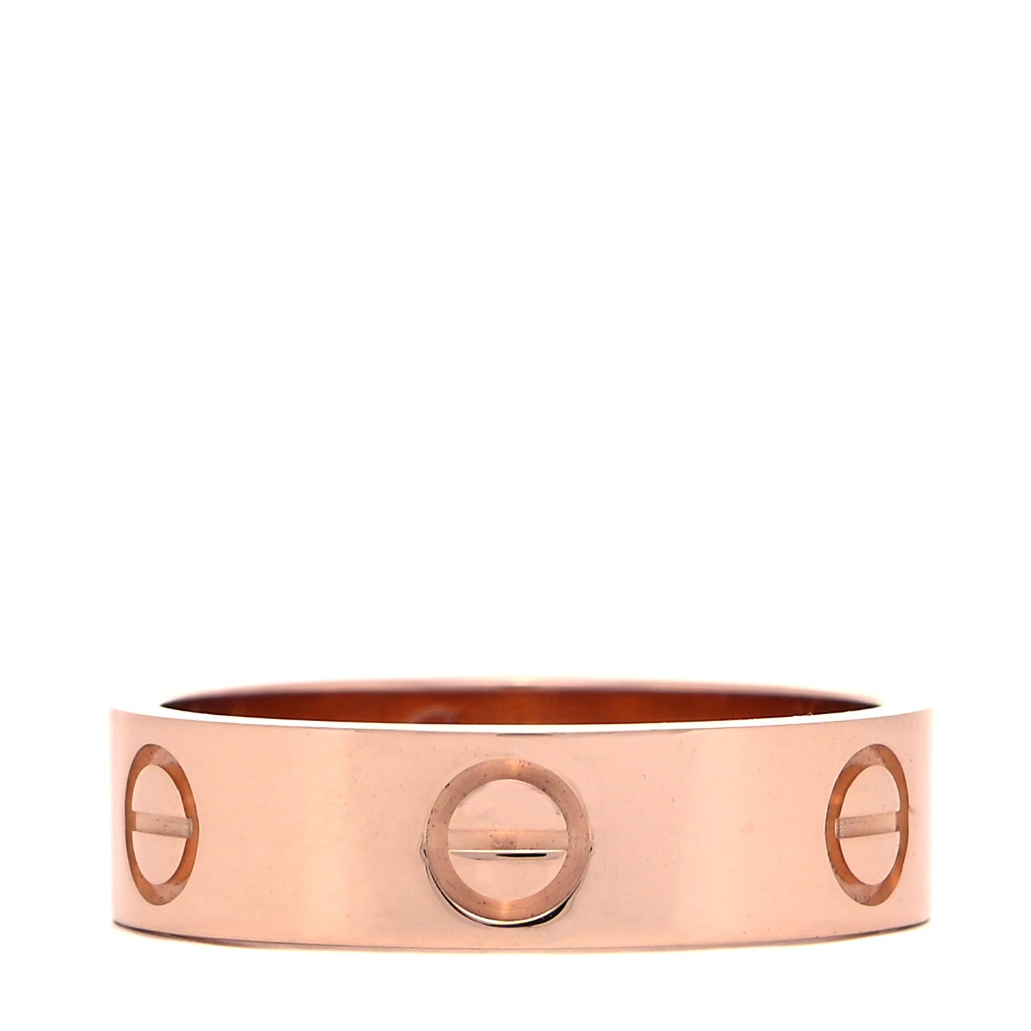 Cartier 18K Pink Gold 5.5mm LOVE Ring 56 7.5 3 of 4