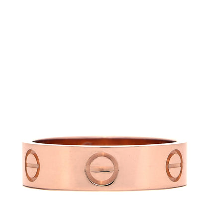 Cartier 18K Pink Gold 5.5mm LOVE Ring 56 7.5 3 of 4