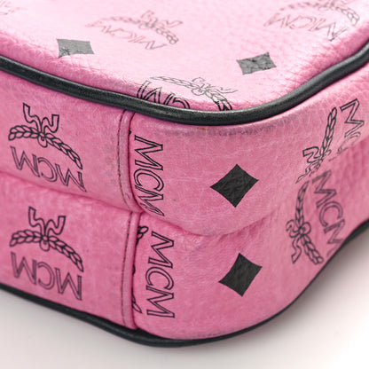 MCM Visetos Mini Camera Crossbody Bag Pink 9 of 13