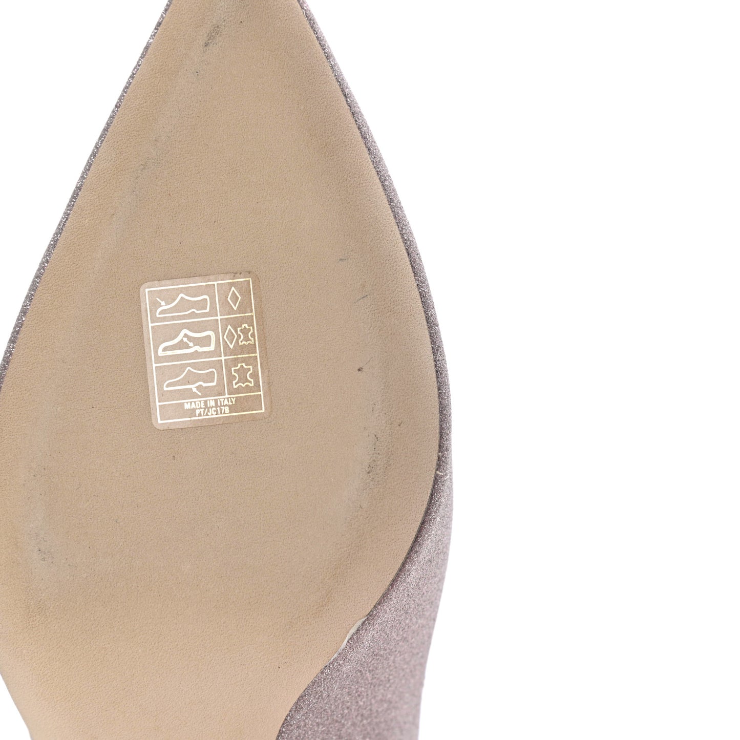 Glitter Pointy Toe Romy 85 Pumps 38 Pink